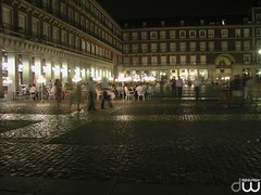 Plaza Mayor, la notte