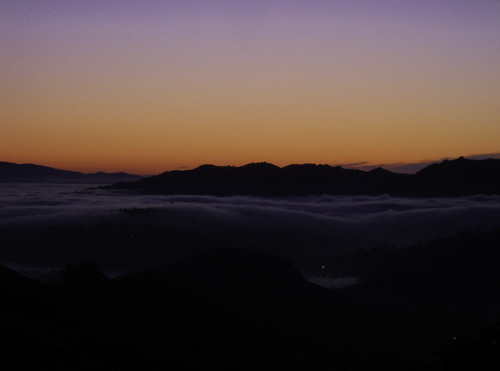 california city morning sunrise berkeley hills orinda