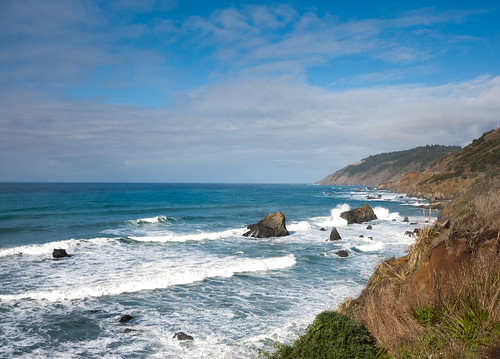 ocean california coast rocks