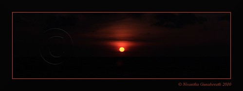 sunset beach srilanka redsunset negombo