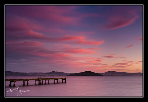 pink sunset newzealand sky lake water clouds landscape rotorua jetty northisland