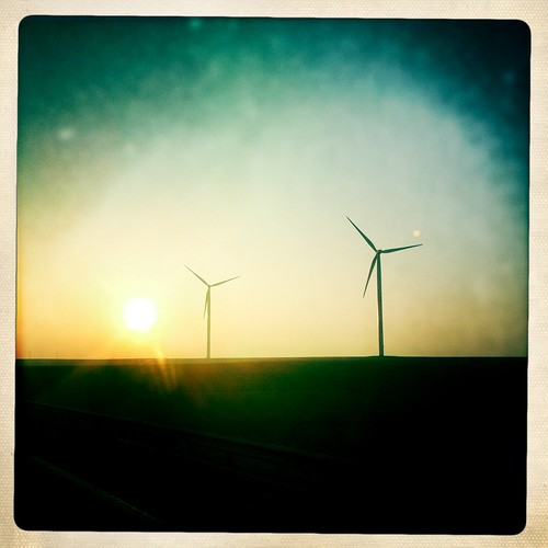 france windmill sunrise power wind turbine