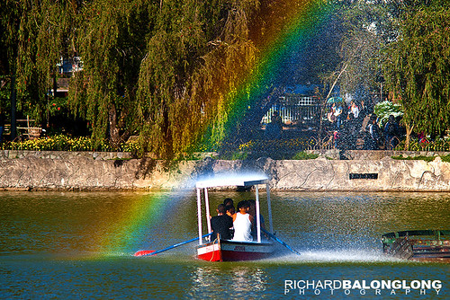 park city travel people lake color art water fountain shower boat rainbow pentax philippines ds scene sprinkles richard baguio ist f8 f25 burnham 135mm balonglong