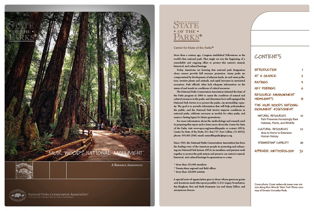 Cover photo Muir Woods National Monument (STATE·of the·PARKS)