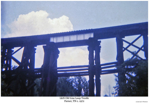 railroad trestle bridge train tennessee railway trains ln louisvillenashville farner oldline