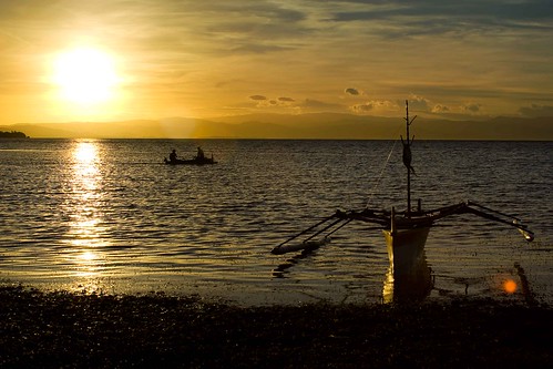 sea sky sun beach water clouds sunrise boat sand philippines canoe mateo pilipinas pangasinan banca outrigger dasol thehousekeeper georgemateo