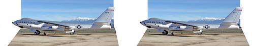 california airplane 3d aircraft stereo b47 marchafb stereographics