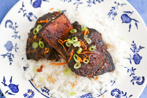 Braised Short Ribs with CranberryTeriyaki Glaze