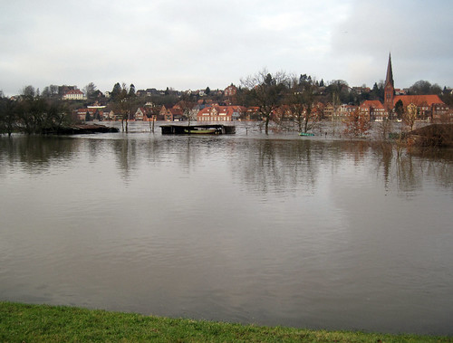 river flood fluss highwater elbe schleswigholstein hochwasser niedersachsen lowersaxony lauenburg hohnstorf