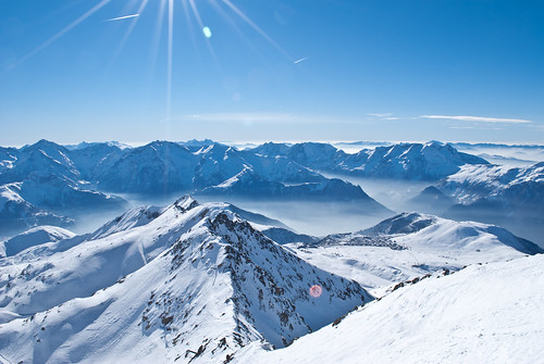 winter ski france mountains alpedhuez 2011