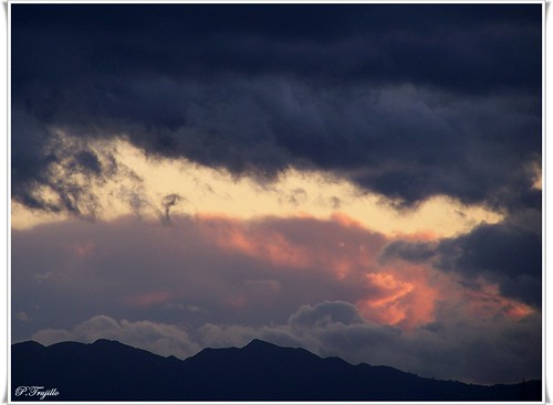 sunset sky sun clouds atardecer afternoon nubes malaga