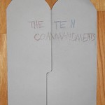 Ten Commandment Lapbook Cover