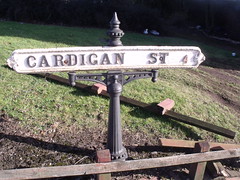 Cardigan Street - road sign in Eastside