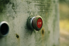 Red Stop Button