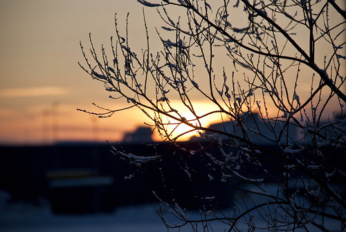winter sunset suomi finland tornio haparanda ohlga