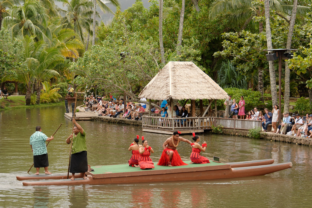 Polynesian Cultural Center - Canoe Pageant