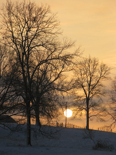 snow sunrise ky scottsville