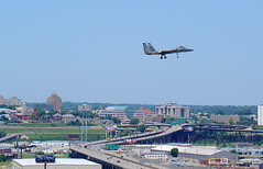 F-15 flying in KC Air Show, 4 July 2004