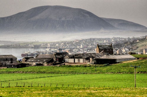 mist mountains weather scotland town orkney europe day view cloudy britain scene hoy scape hdr cairn mainland ohhh stromness maeshowe chaimberedcairn mygearandme