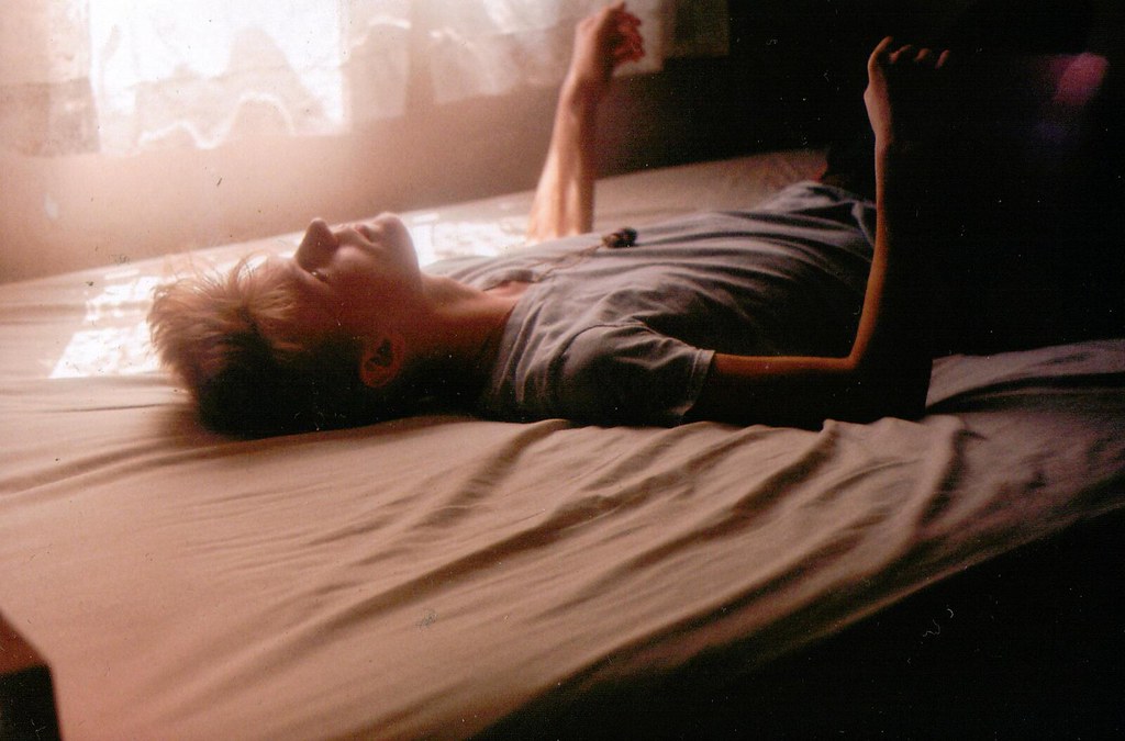 Le Love Blog Guy Boy Laying On A Bed Thinking Found The Right Girl Fight For Her Untitled by David Ryan, on Flickr