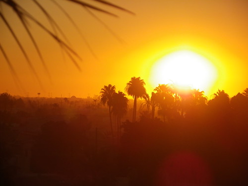 sun hot sunrise mexicali