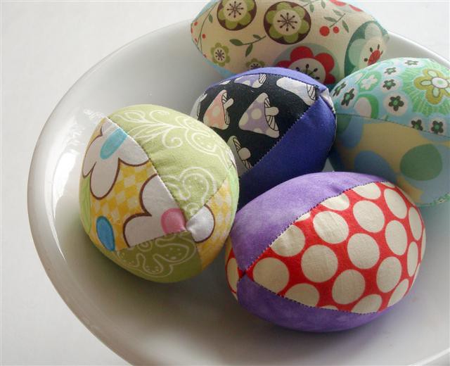 fabric easter eggs