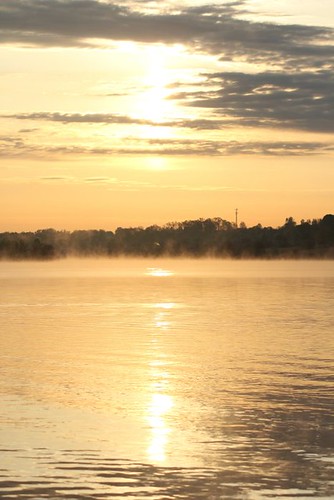 reflection water sunrise