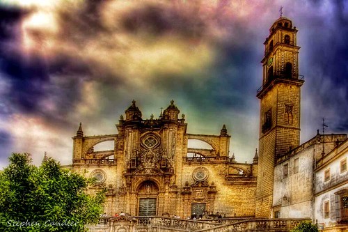 tower canon geotagged eos spain europe cathedral andalucia espana andalusia hdr highdynamicrange lightshade jerezdelafrontera 2011 tonemapped tonemapping hdrphotography 450d canoneos450d hdrphotographer stephencandler stephencandlerphotography spcandlerzenfoliocom