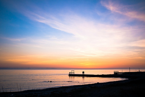 sunset sea sky people orange beach silhouette skåne day cloudy sweden fav20 skåne helsingborg öresund f20 2011 fav10 vikingstrand ¹⁄₁₀₀₀sek dmcgf1 lumixg20f17