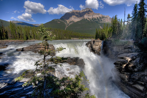 water jasper falls alberta googleearth hdr athabasca westcoastvacation 93793499n00