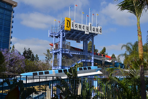 New Monorail Water Slides at the Disneyland Hotel