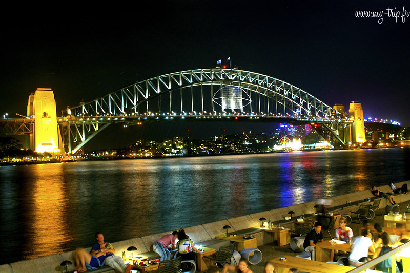 Escalader Harbour bridge de nuit