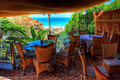 sea beach bar canon geotagged eos restaurant cafe spain europe view chairs andalucia espana tables canopy andalusia hdr highdynamicrange lightshade roche 2011 tonemapped tonemapping hdrphotography 450d canoneos450d hdrphotographer eltimon stephencandler stephencandlerphotography spcandlerzenfoliocom