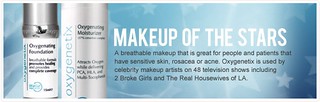 Oxygenetix line of moisturizers and foundation makeup