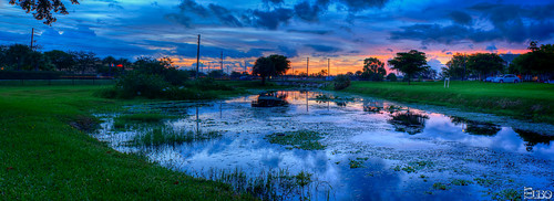 sunset lake reflection clouds colorful florida cloudy stormy panoramic lantana hdr lakeworth photomatix topazlabssoftware topazplugins