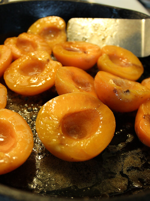 browning apricots.