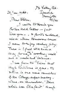 Sherrington to Elton - 20 January 1940 (120)