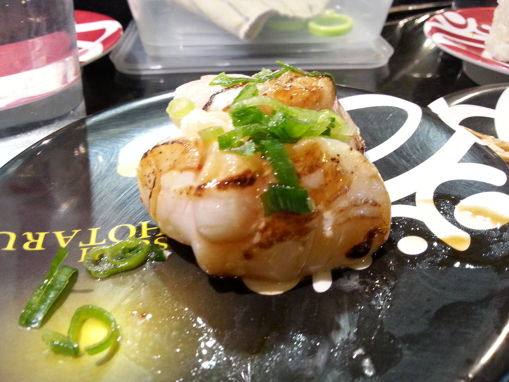 Seared scallop nigiri sushi AUD3 - Sushi Hotaru, Melbourne
