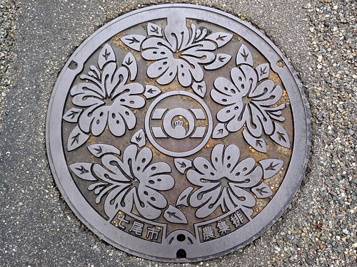 Nanao Ishikawa, manhole cover （石川県七尾市のマンホール）