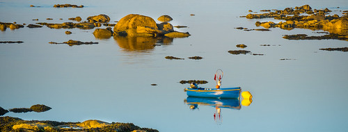 morbihan gâvres bretagne seascape mer sea fishing calm sunrise boat reflet reflection brittany