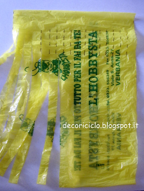 tutorial fettuccia da sacchetti di plastica 5