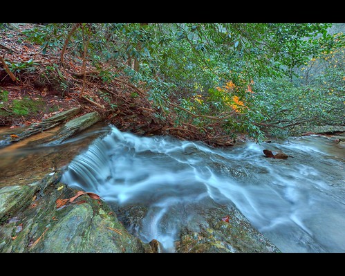 autumn fall water landscape nc rocks stream tripod northcarolina waterfalls cascades hdr gitzo hangingrock photomatix 7exposure arcatech gt2531 nikonafsnikkor1635mmf4gedvr tscf2010ar