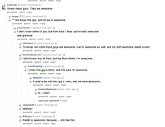 Awesome Reddit comment thread