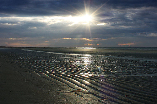 sky sun reflection beach canon landscape soleil sand sable reflet ciel northsea paysage plage contrejour merdunord 450d