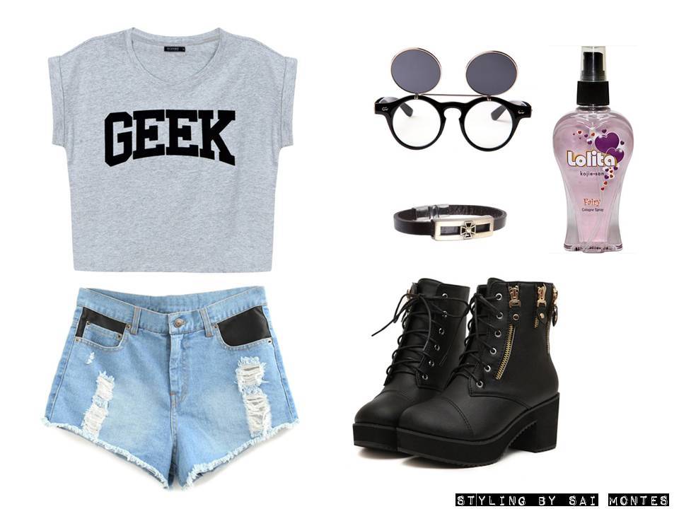 chick geek ootd outfit idea inspiration