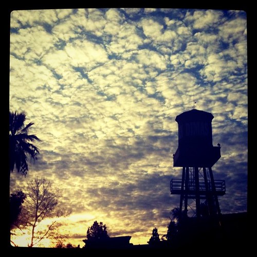 sky clouds phonecam square watertower palm squareformat iphoneography instagramapp uploaded:by=instagram foursquare:venue=2275223