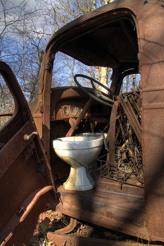 old truck nc rust northcarolina toilet hdr steeringwheel lincolncounty davidhopkinsphotography ncpedia