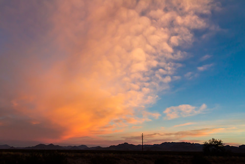 arizona sky nature clouds sunrise highway desert i10