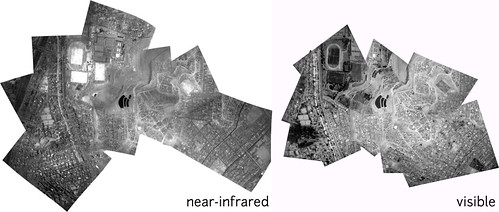 infrared and visible balloon maps from Lima
