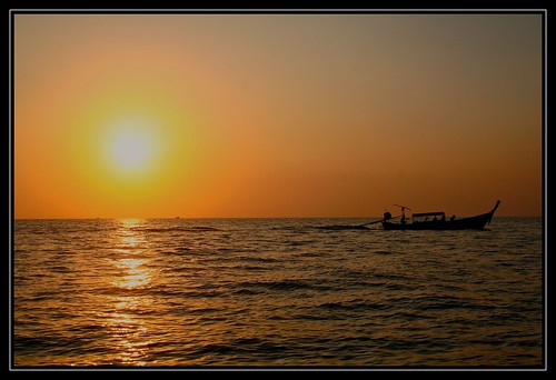 sunset sea thailand asia mygearandme